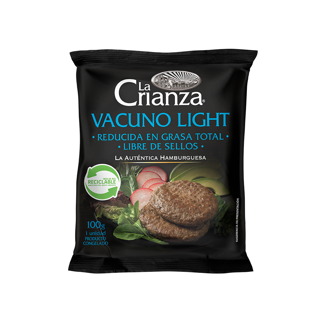 Hamburguesa de vacuno light la crianza