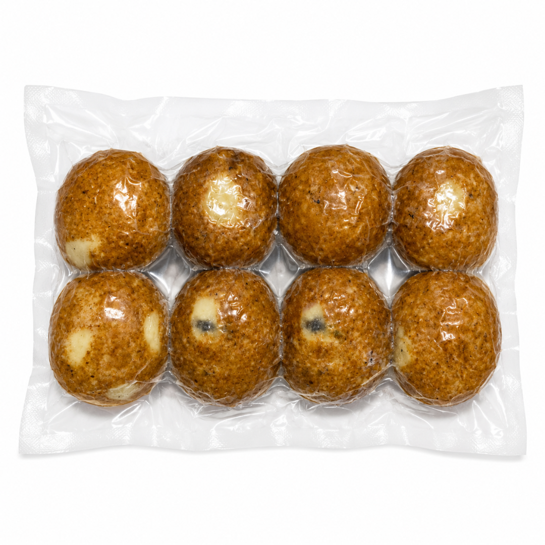 Papas rellenas con Champiñon Queso