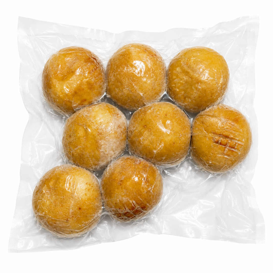 Papas rellenas con Jamón Queso