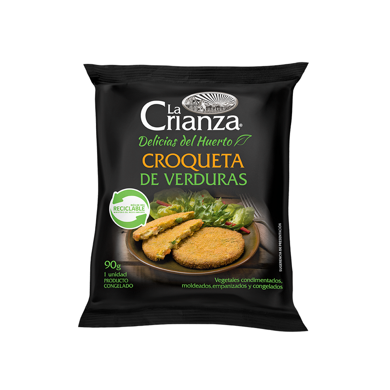 Croqueta de verdura la crianza