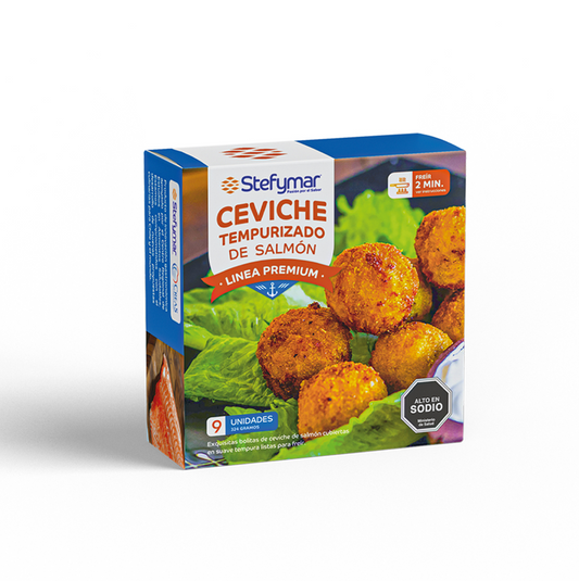 Ceviche tempurizado