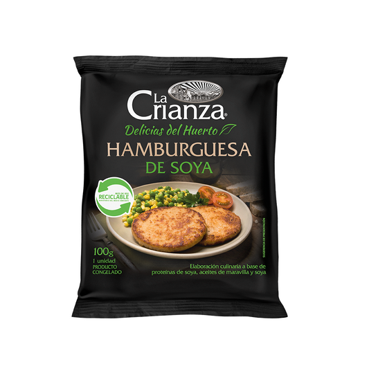 Hamburguesa de soya la crianza