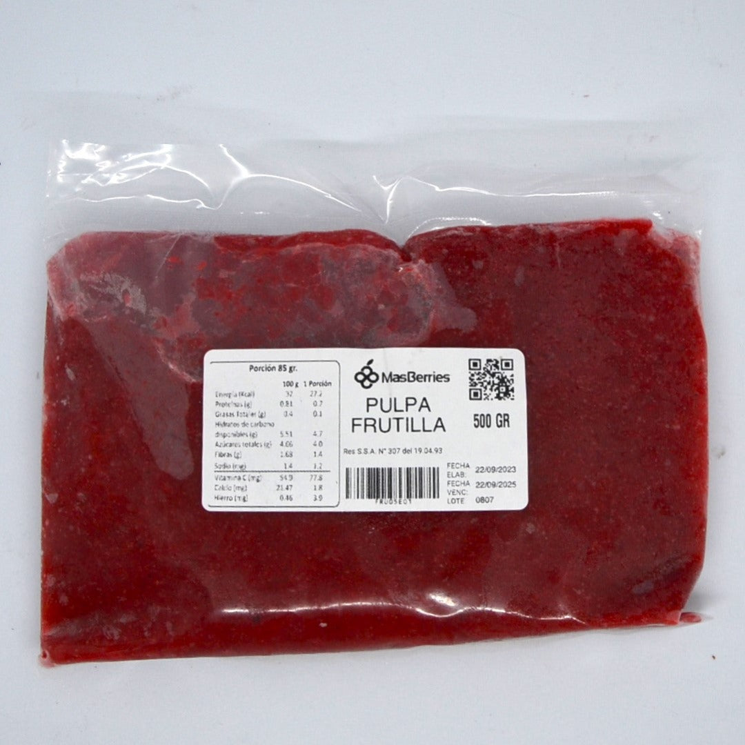 Pulpa de frutilla