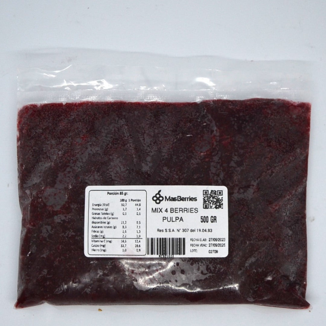 Pulpa mix 4 berries