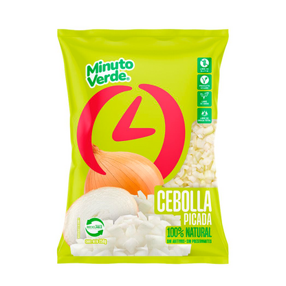 Cebolla picada minuto verde