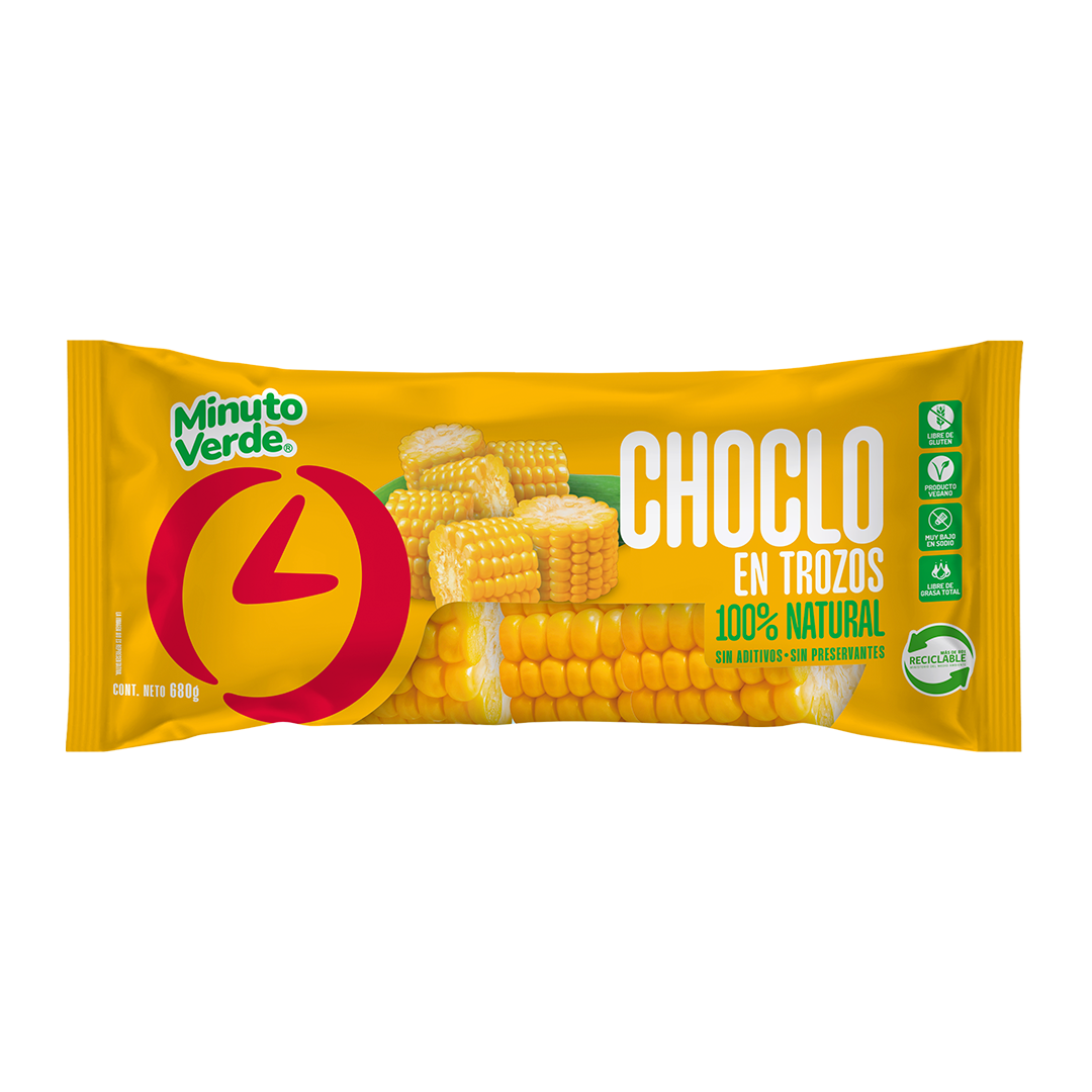 Choclo en trozos minuto verde
