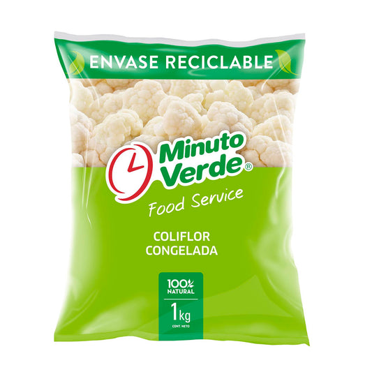 Coliflor congelado minuto verde