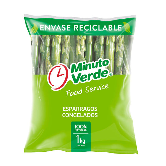 Espárragos congelados minuto verde