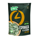 Espinaca a la crema minuto verde