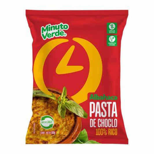 Pasta de choclo con albahaca