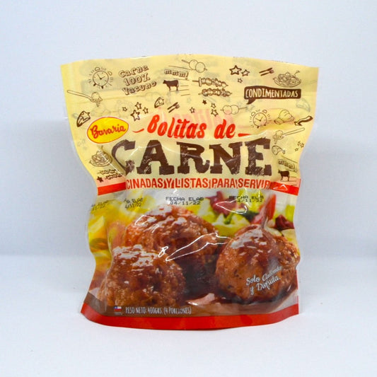Albóndigas de carne congeladas