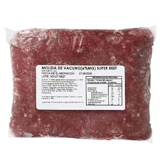 Carne molida de vacuno