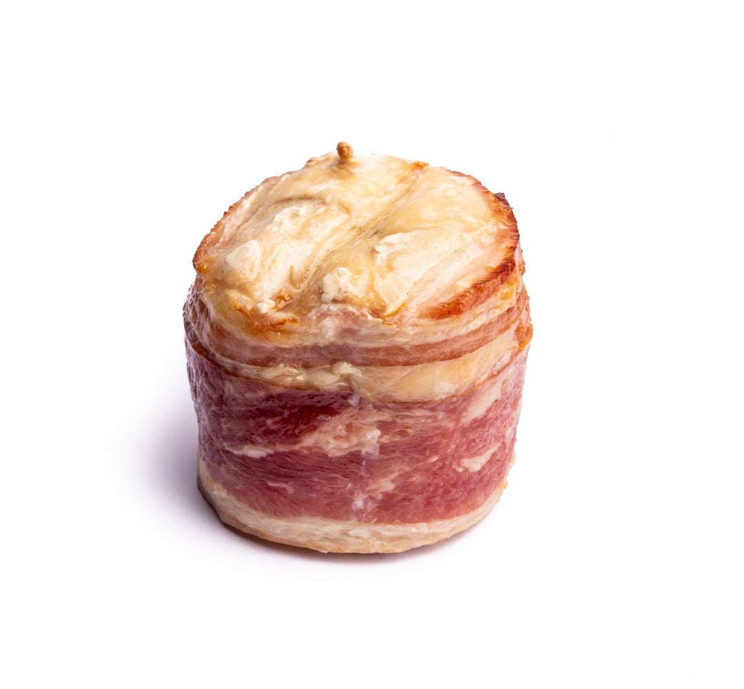 Medallon pollo con tocino