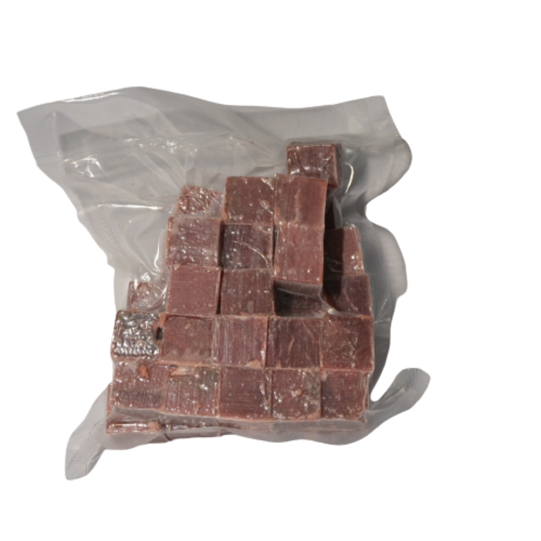 Cubos de carne de vacuno