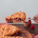 Crumble de Manzana Frambuesa