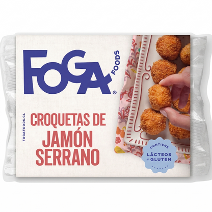 Croqueta  española de Jamón Serrano 12 unidades