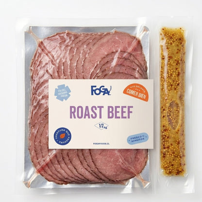 Roast beef - salsa mostaza antigua dulce