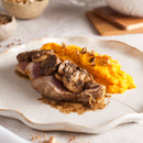 Solomillo de Cerdo con puré de zanahoria